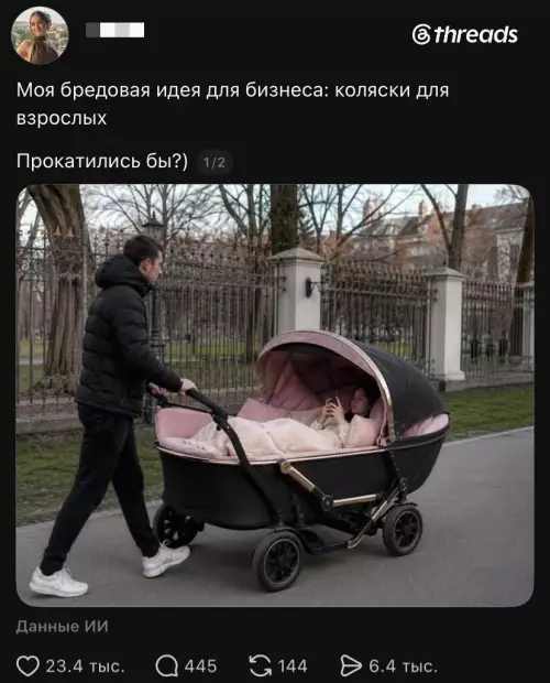 Бизнес на миллион: коляски для взрослых 👶🚀 - Моя бредовая идея для бизнеса: коляски для взрослых. Прокатились бы?)