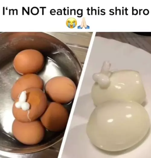 Когда повар - гений кринжа 💀🥚 - I m NOT eating this shit bro