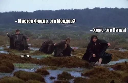 Смешная картинка №781562 Литва вслед за Финляндией решила заболотить свои границы