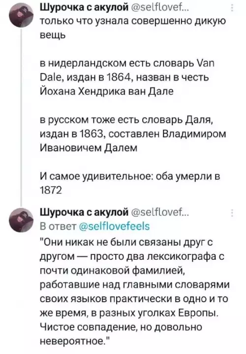 Случайное совпадение или магия? 🤔 - только что узнала совершенно дикую вещь в нидерландском есть словарь