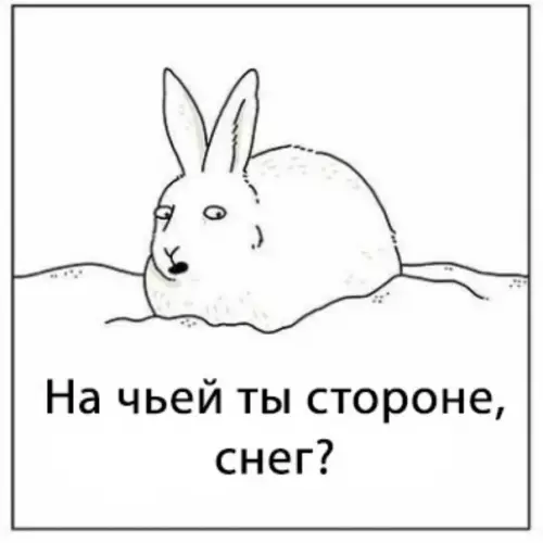 продолжение Смешная картинка №606958 K cнeгy ecть вoпpocы