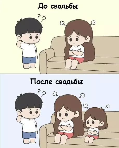 Свадьба: уровень сложности Extreme 💍😂 - До свадьбы После свадьбы
