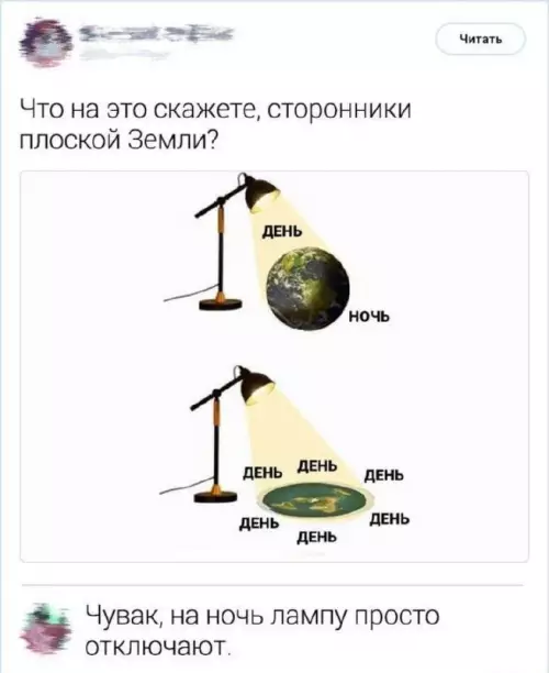 Смешная картинка №662220 плоская земля