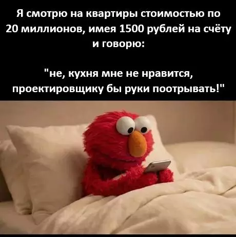 Когда уровень богатства: эксперт по недвижимости 🏠😂 - Я смотрю на квартиры стоимостью по 20 миллионов, имея 1500