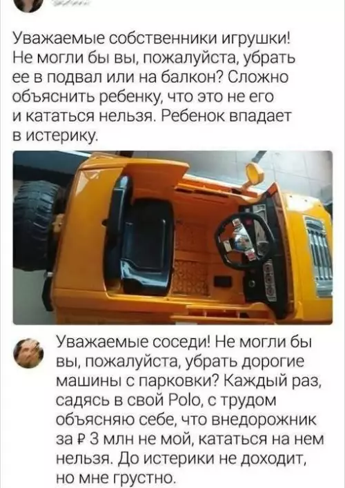 Когда уровень боли зашкаливает 😂🚗 - Уважаемые собственники игрушки! Не могли бы вы, пожалуйста, убрать ее