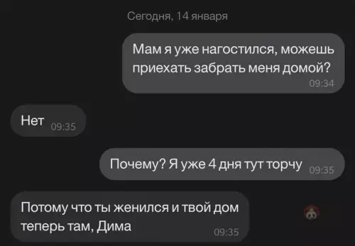 Смешная картинка №611473 Ну маааам.... Переписка, мама