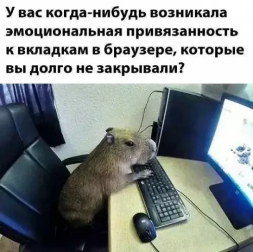Твои вкладки в браузере 👀 - У вас когда-нибудь возникала эмоциональная привязанность к вкладкам в браузере,