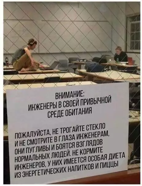 Смешная картинка №358840 Не кормите инженеров - они могу увязаться за вами домой