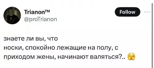 Смешная картинка №732352 Носки они такие Жена