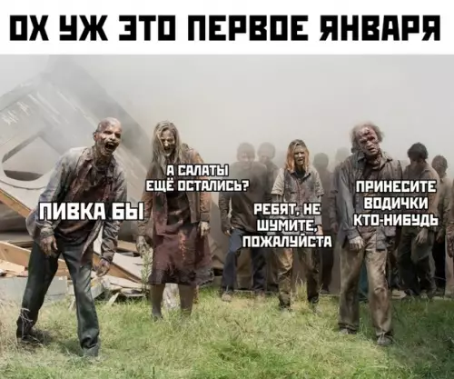 Смешная картинка №435837 Первое января