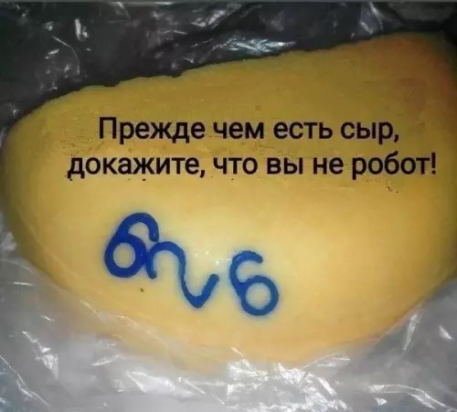 Сырный капча-тест 🧀🤖 - Прежде чем есть сыр, докажите, что вы не робот!