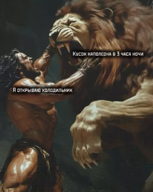 Битва за ночной десерт 🦁🍰 - Я ОТКРЫВАЮ ХОЛОДИЛЬНИК КУСОК НАПОЛЕОНА В 3 ЧАСА НОЧИ
