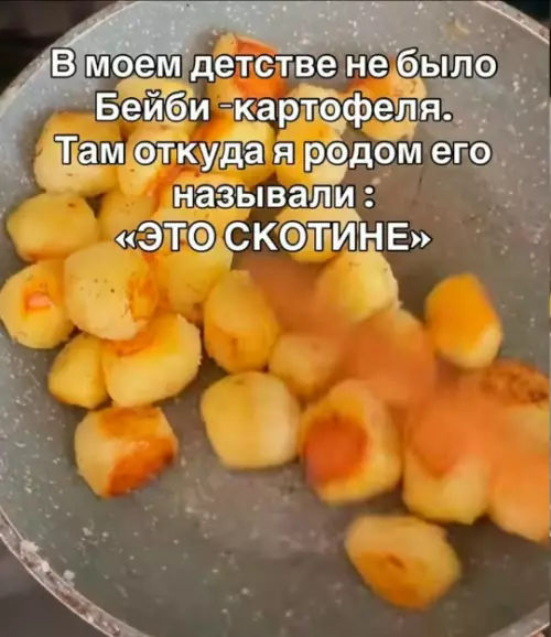 Картошечка по-деревенски 🥔🔥 - В моем детстве не было Бейби-картофеля. Там откуда я родом