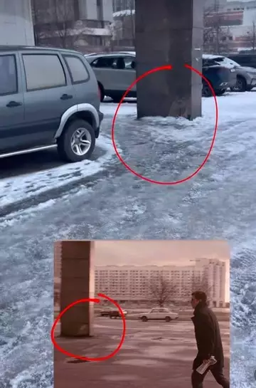 Смешная картинка №745493 Фильм «Брат» снимали в 1997 году. Кусок плиты все еще отколот.