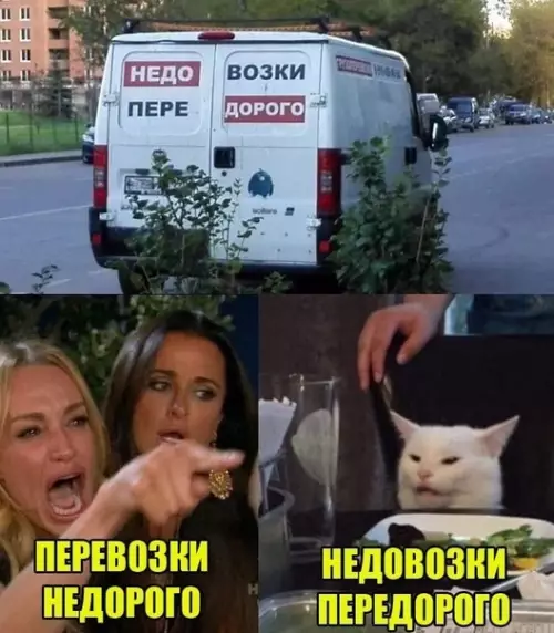 Смешная картинка №481057 Недоперевозки дopoго.