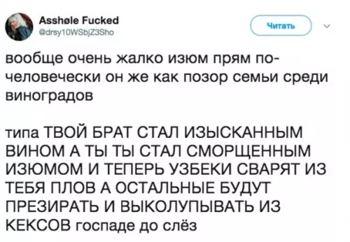 Смешная картинка №456225 Я, кaжeтcя, изюм