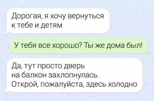 Смешная картинка №738510 Возвращение 