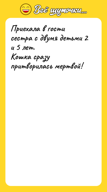 Приехала в гости сестра с двумя детьми 2 и 5