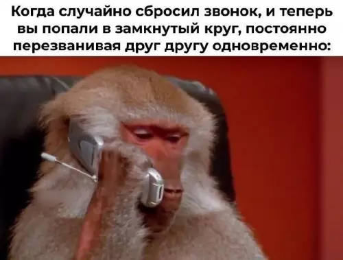 Бесконечный звонок 📞😂 - Когда случайно сбросил звонок, и теперь вы попали в замкнутый