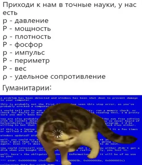 Смешная картинка №561690 Гуманитарии вышли из чата: