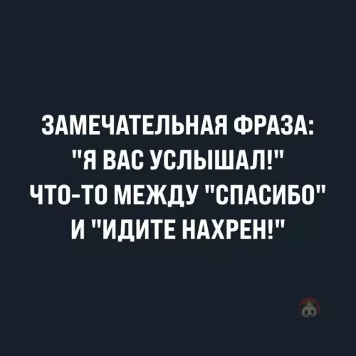 Смешная картинка №601850 Универсальная фраза, согласны?