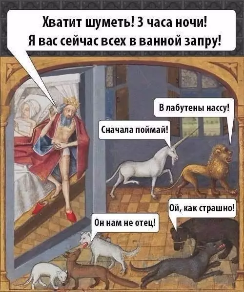 Смешная картинка №411817 Типичный дом с животными