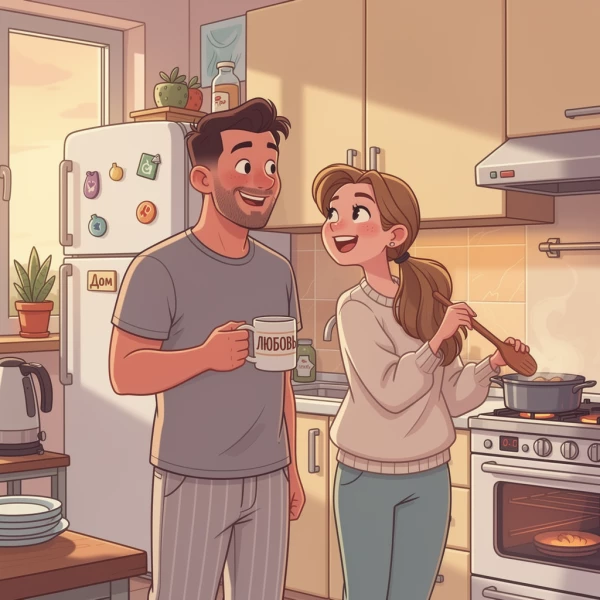 Анекдоты про жену и про мужа