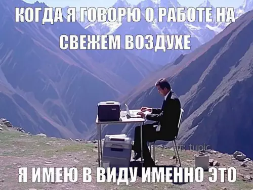Работа мечты или как уйти в закат 🏔️💼 - КОГДА Я ГОВОРЮ О РАБОТЕ НА СВЕЖЕМ ВОЗДУХЕ Я ИМЕЮ