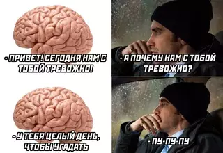 Смешная картинка №703847 Мозг в 7 утра