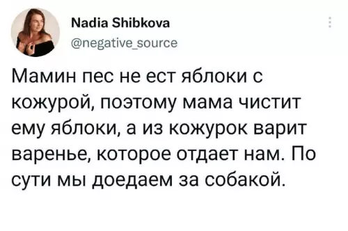 Смешная история про яблоки и собаку