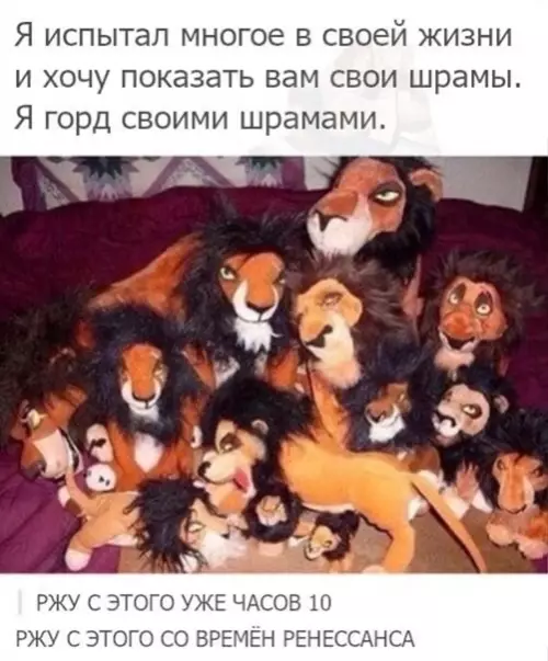 Смешная картинка №549914 Знaeшь, oткyда у мeня эти шpaмы?
