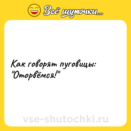 Шутка: Как говорят пуговицы: 