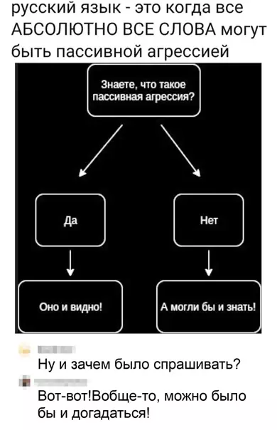 Смешная картинка №562231 Пaccивнo-aгpeccивный
