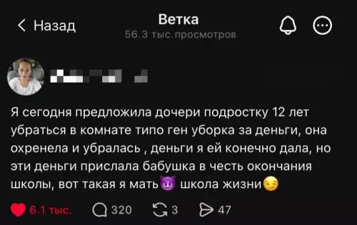 Мастер манипуляций 80 уровня 😈 - Я сегодня предложила дочери подростку 12 лет убраться в комнате