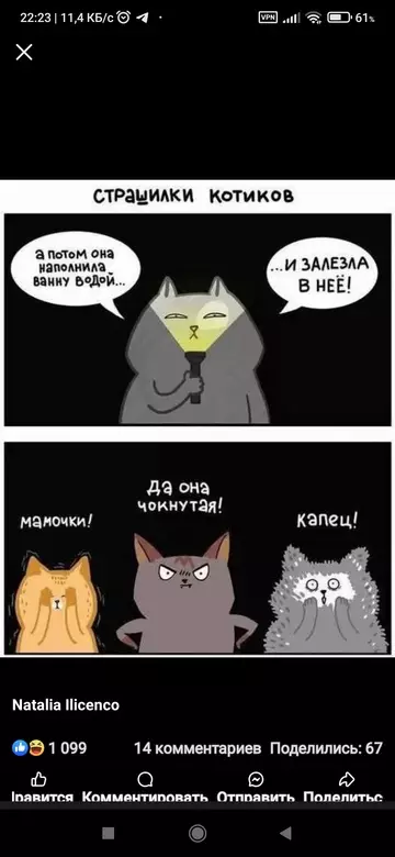 Смешная картинка №754797 Ужас Коты