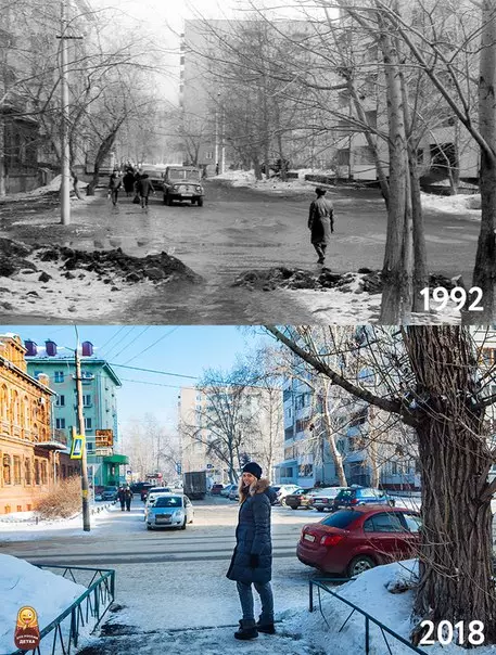 Смешная картинка №252463 Иногда просто любопытно вернуться в места, где ты вырос и окунуться в поток воспоминаний.<br>Омск, Россия